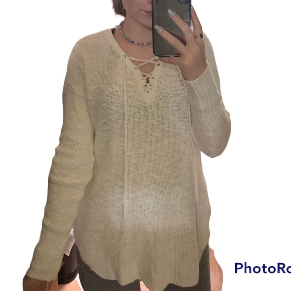 American Eagle Outfitters White Sweater